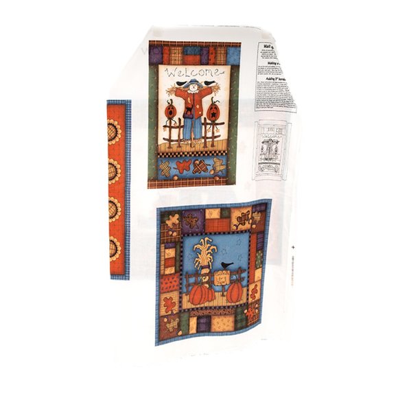 ‘Pumpkin Hollow’ Wall Quilt Panel VIP Fabrics - Picture 2 of 7